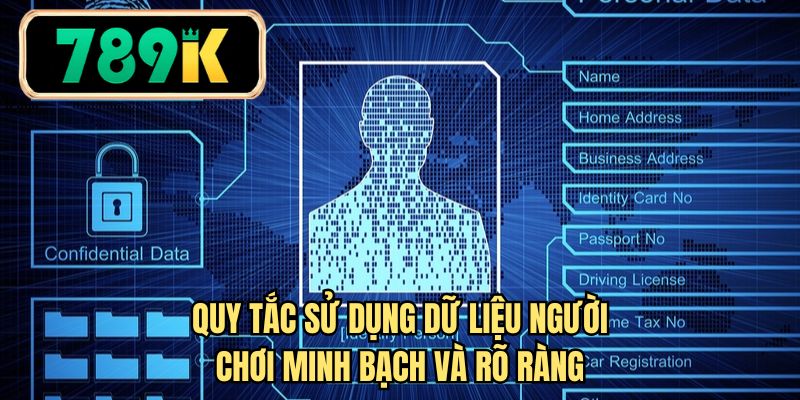 Quy tắc sử dụng dữ liệu người chơi minh bạch và rõ ràng
